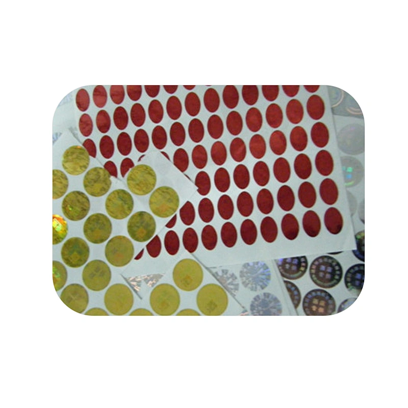 3D hologram hot stamping sticker/anti-fake labels/gift bags paper printing