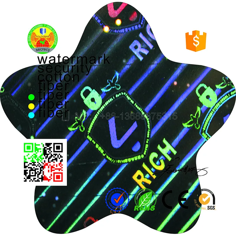 2020 hot sale Id card,Hologram sticker,hologram film