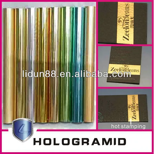 Supply all kinds of hot stamp hologram ID card sticker