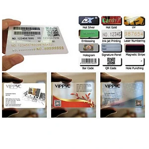 High quality hologram overlay printer card