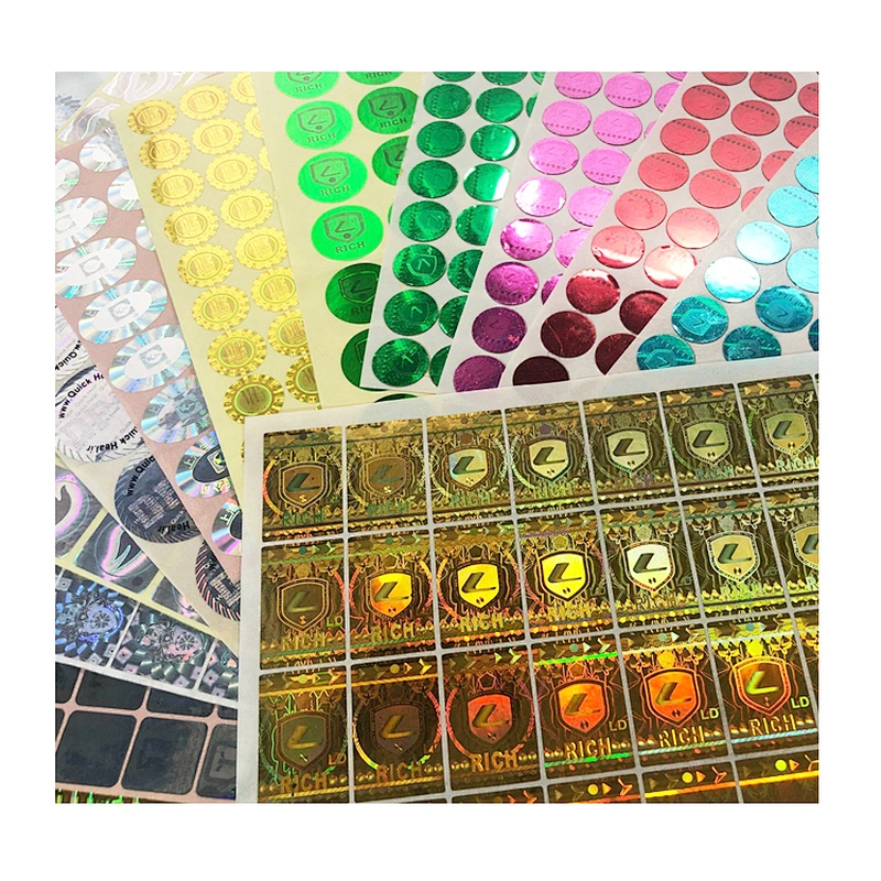 laser hologram shrink label/sticker(holographic)
