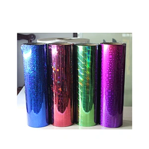 Seamless rainbow transparent holographic film manufacturers supply high-quality holographic foil foil plastic film