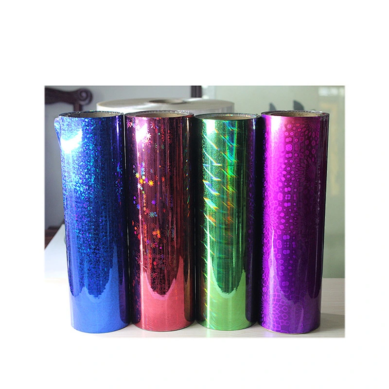 Seamless rainbow transparent holographic film manufacturers supply high-quality holographic foil foil plastic film