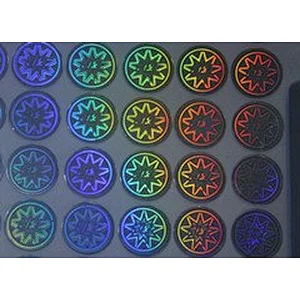 Manufacturers supply latest, complete holographic stickers