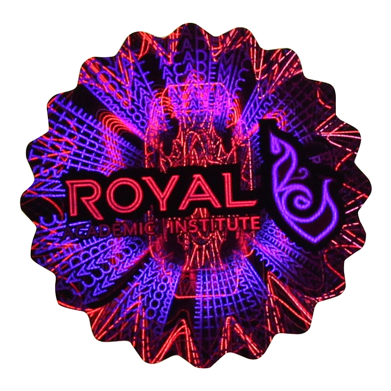 Cheap exquisite holographic label packaging holographic sticker