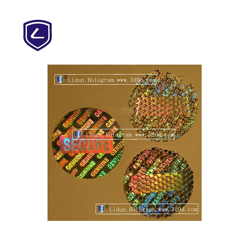 High quality dynamic dot-matrix hologram sticker maker