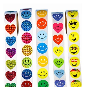 Custom stickers for different shape&cheap custom colorful sticker