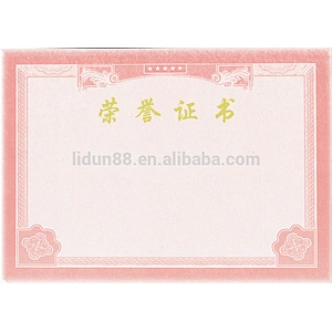 new arrive high-quality certificate offshore promotional with map advertising leaflet printing service