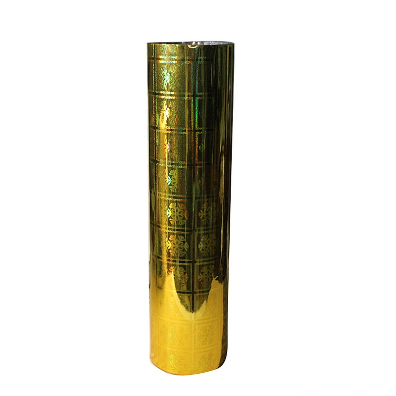 Seamless rainbow transparent holographic film manufacturers supply high-quality holographic foil foil plastic film