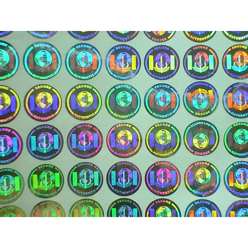 Manufacturers supply latest, complete holographic stickers