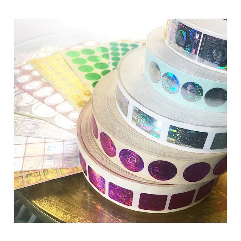 laser hologram shrink label/sticker(holographic)