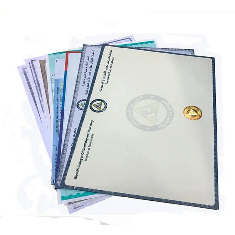 hot sale Security Paper Custom Watermark Paper, with thread and color fibre