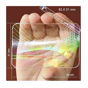 3D hologram labels
