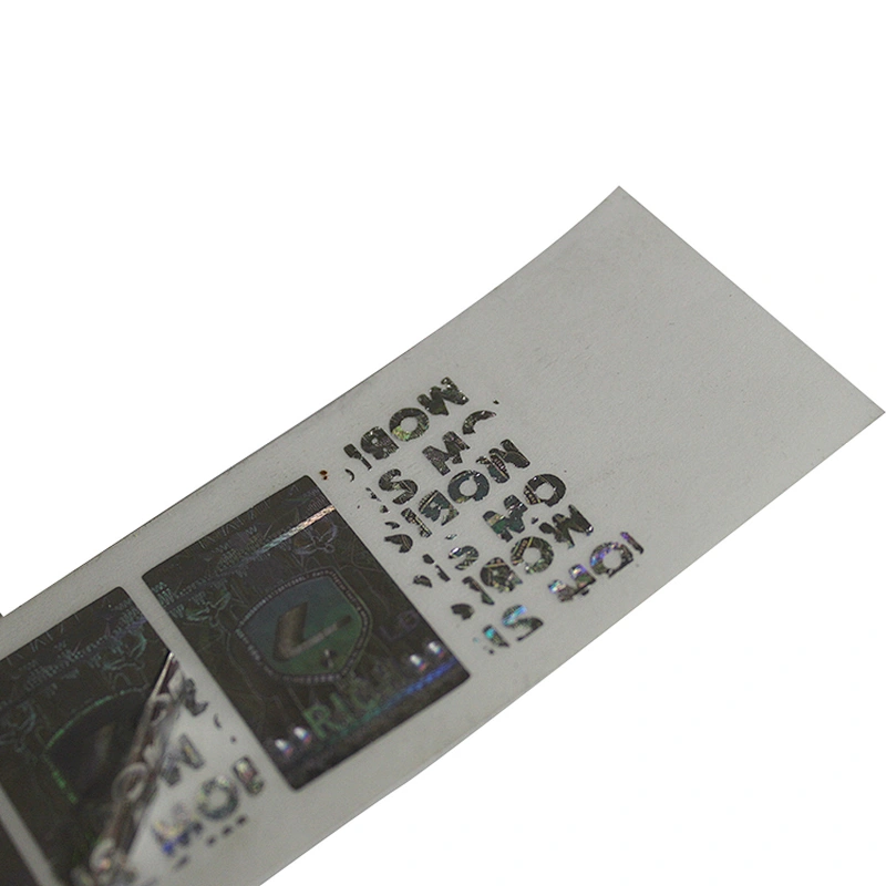 Custom serial number barcode security warranty VOID security tape printing