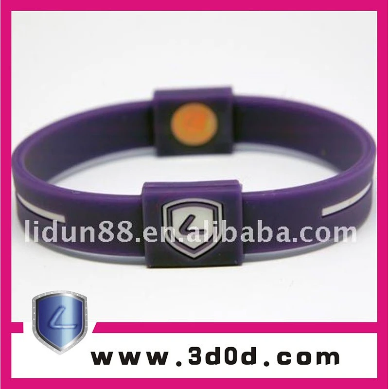 custom silicon bracelets silicone usb bracelet silicone rubber bracelets with frequency