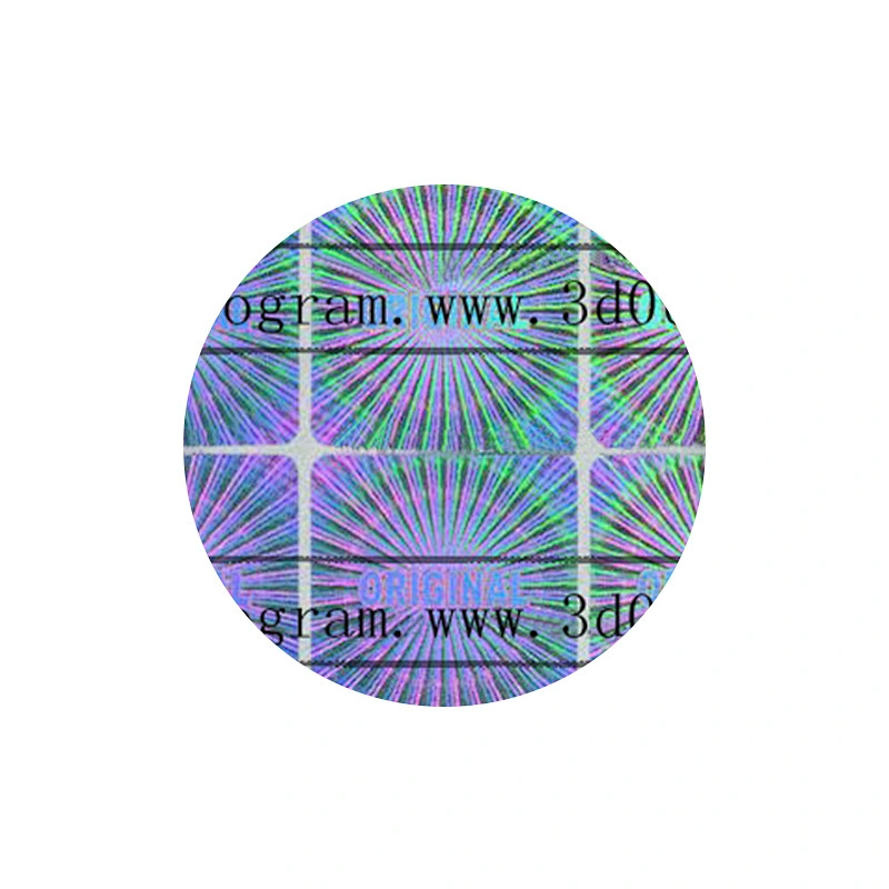 Custom cheaper square gold 3D hologram security label permanent stickers labels