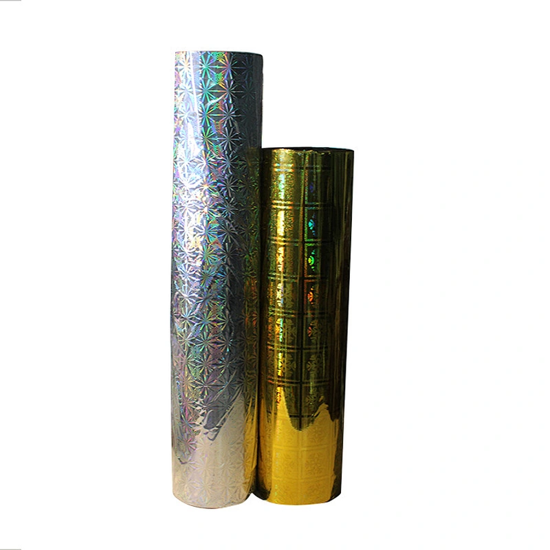 Seamless rainbow transparent holographic film manufacturers supply high-quality holographic foil foil plastic film
