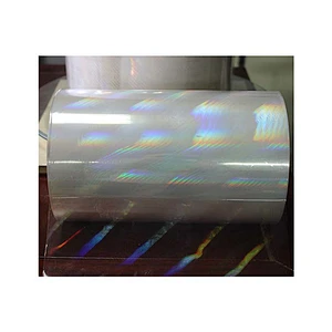 Custom printed shiny foil holographic hologram bag with zipper factory price