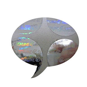 3D hologram hot stamping sticker/anti-fake labels/gift bags paper printing