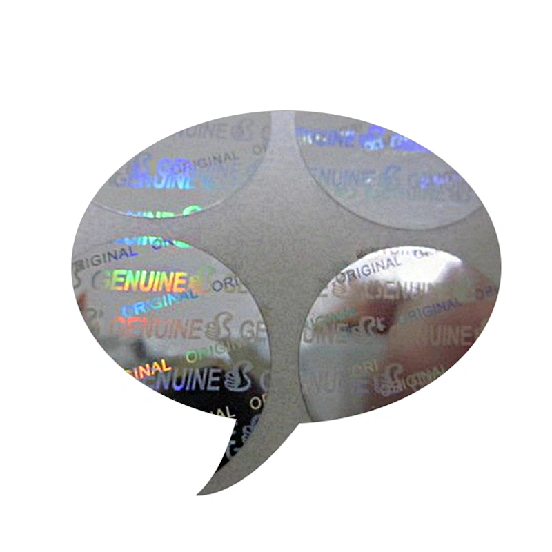 3D hologram hot stamping sticker/anti-fake labels/gift bags paper printing