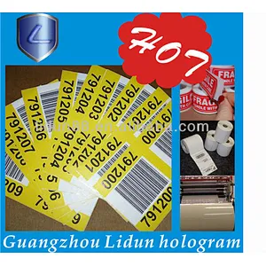 factory supply 3d QR code hologram adhesive sticker,bar code hologram adhesive sticker