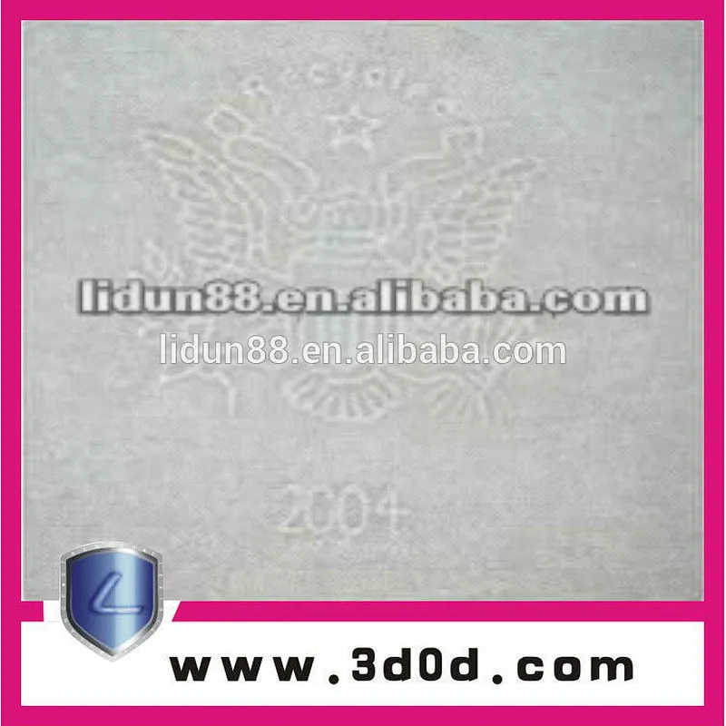 Printing New Security Watermarking Paper/Bond Watermarking Paper/Cotton Fabric Watermarking Paper