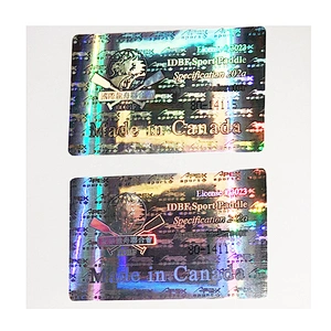 laser hologram shrink label/sticker(holographic)