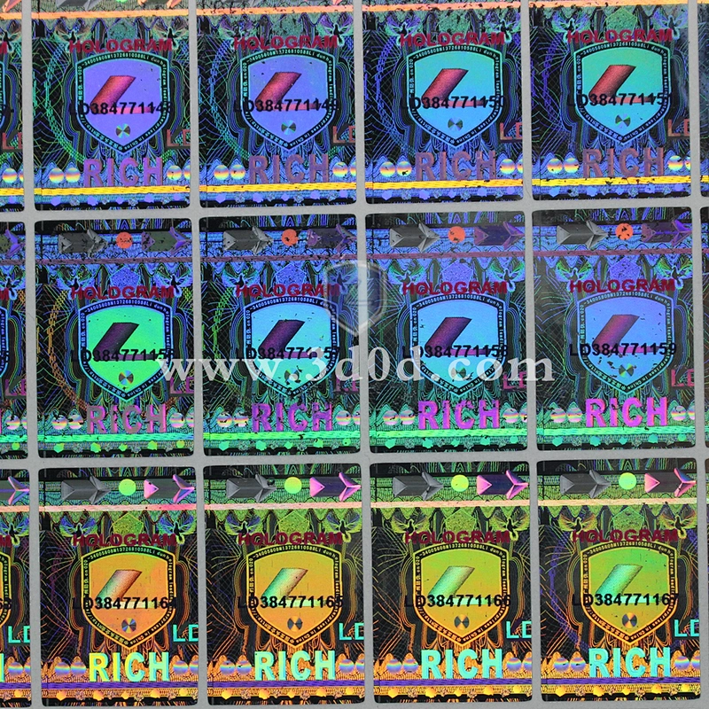 The world supply of cheap laser hologram texture label