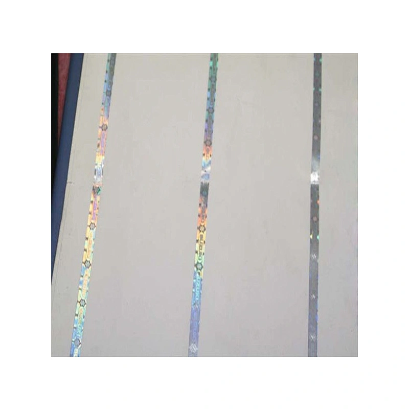 watermark paper with security thread and uv fiber