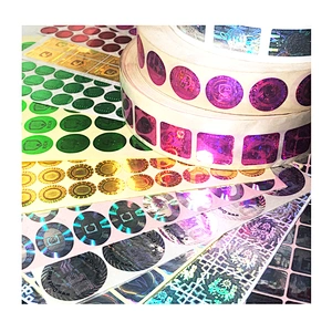 laser hologram shrink label/sticker(holographic)