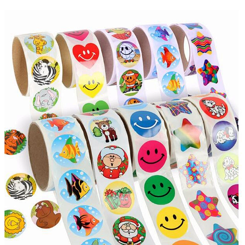 Custom stickers for different shape&cheap custom colorful sticker