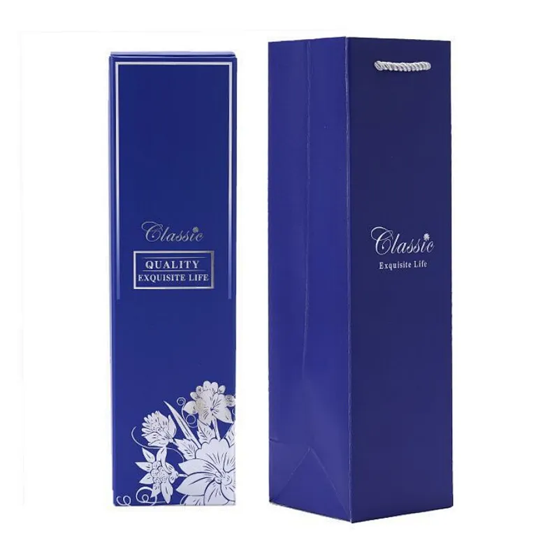 custom luxury paper packaging wine bottle gift box
