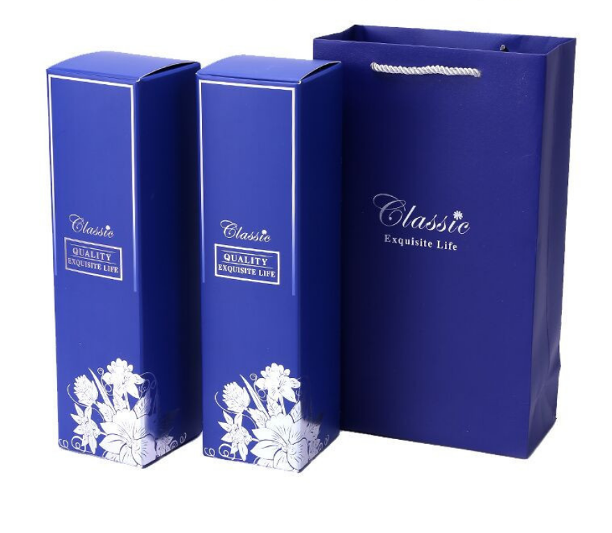 custom luxury paper packaging wine bottle gift box