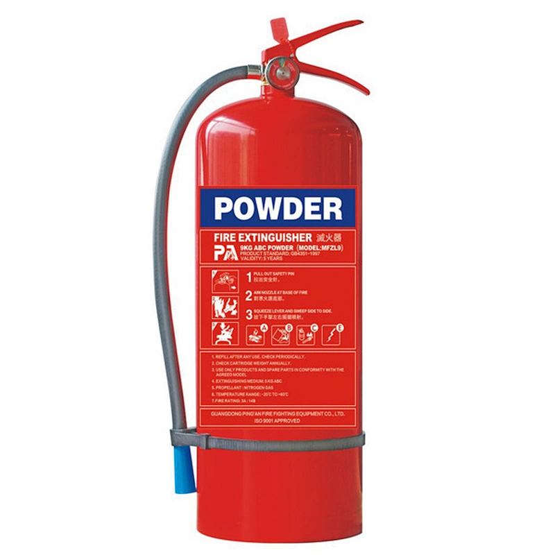 High Quality Portable 9KG ABC Dry Chemical Powder Fire Extinguisher