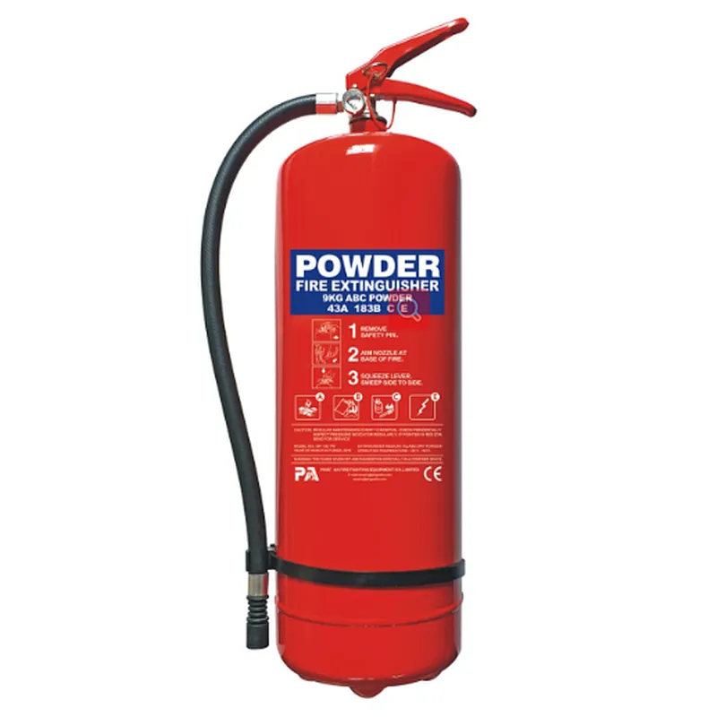 Portable 9kg ABC Dry Powder Fire Extinguisher CE Standard