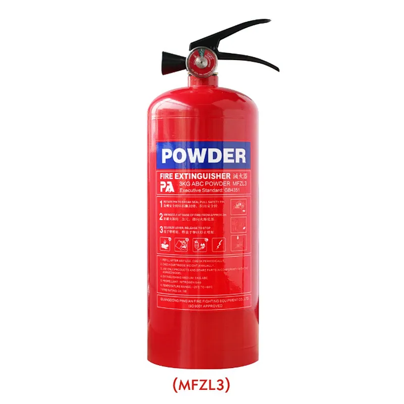 Hot sale Portable 3KG ABC Dry Chemical Powder Fire Extinguisher