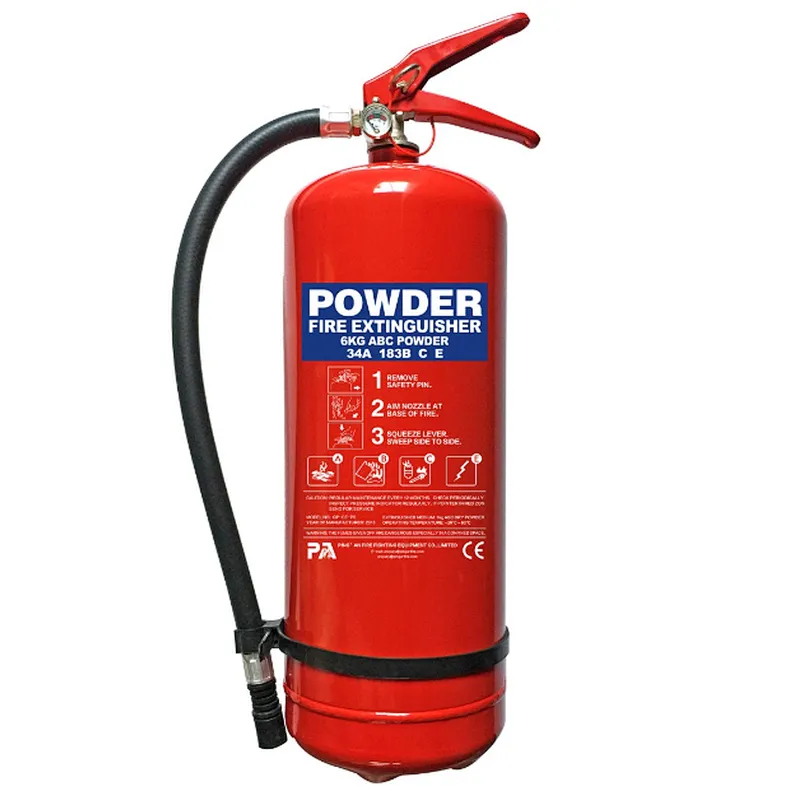 Portable 6kg ABC Dry Powder Fire Extinguisher CE Standard