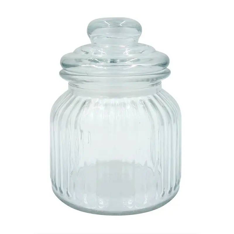 glass storage jar