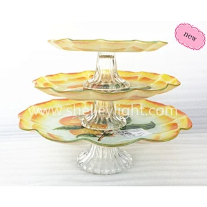 cake plate with stand