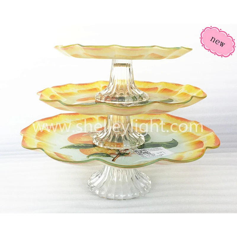 cake plate with stand