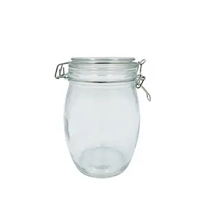 glass storage jar