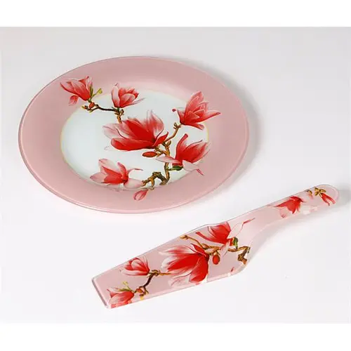 Cake plate with scoop