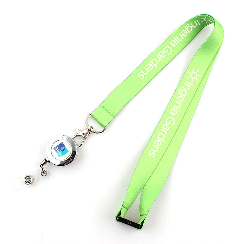 Promotional Custom Fashion Fabric Customized Lanyard Badge Holder