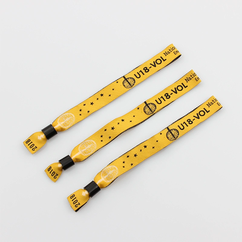 Thin hand band decoration wedding favors gift festival cloth woven wristbands for events