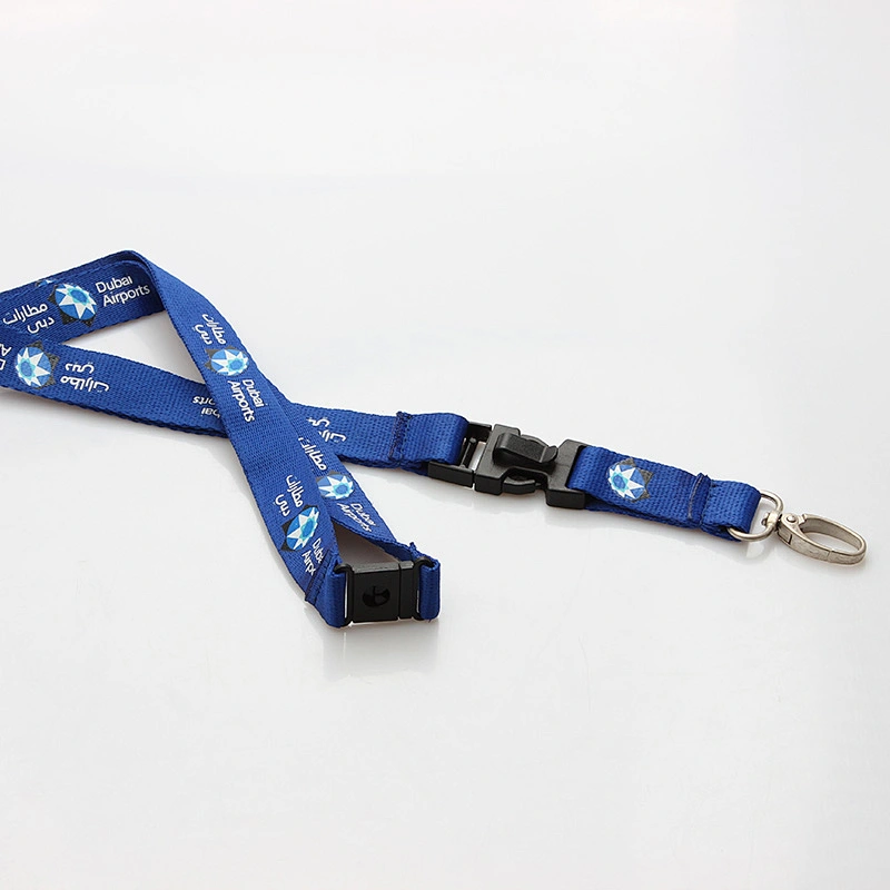 Comfortable Wholesale Polyester Cheap Custom Printed Lanyards No Minimum Order