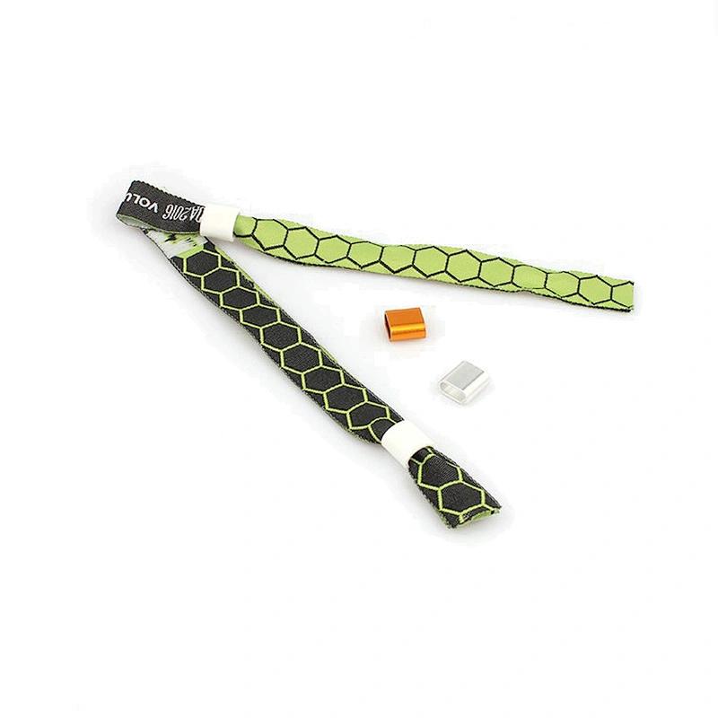 Comic girl woven embroidered cloth wristbands for event