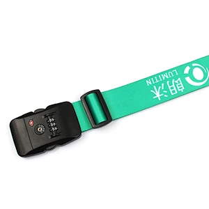 Hot polyester custom TSA scale luggage belt strap with printing logo