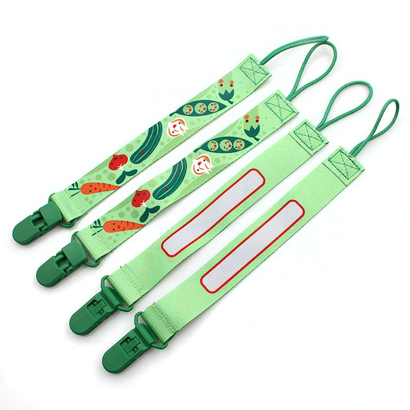 Wholesale eco-friendly colorful unique baby metal pacifier clips