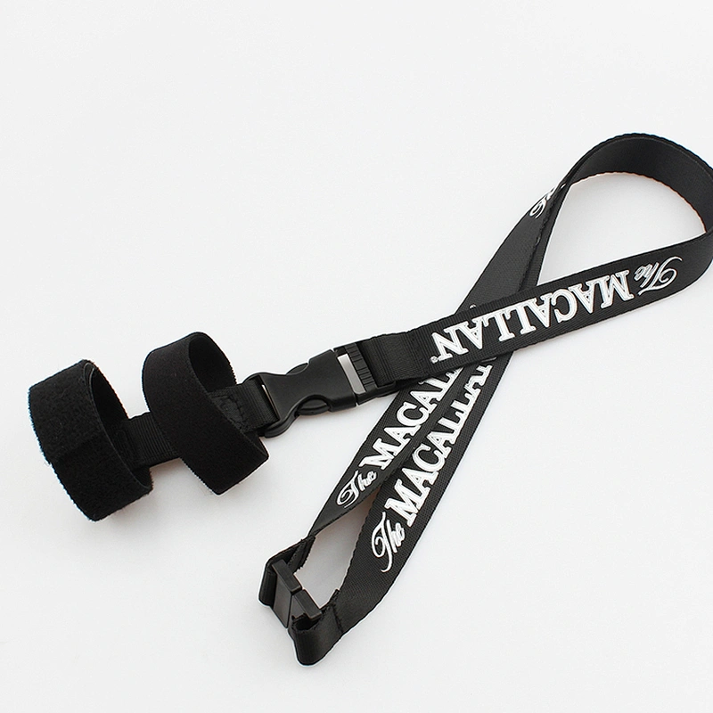 Silk screen printing nylon water bottle holder wine glass lanyard