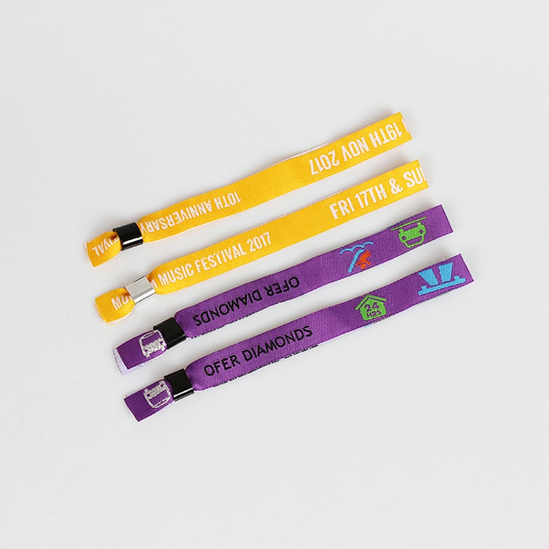 Fabric eco-friendly bracelet wristband for one time use & sample free